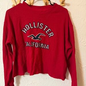Hollister Vibrant Red Boyfriend Tee